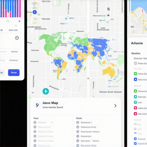 AI and Voice Search in GMB Optimization Illustration of AI and voice search features integrated into Google My Business mapping tools