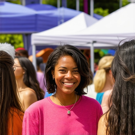 Community Engagement in Local SEO Local business owners participating in a community event to boost local SEO