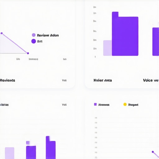 AI-Driven Local SEO Dashboard Dashboard displaying AI review sentiment analysis and voice search optimization metrics