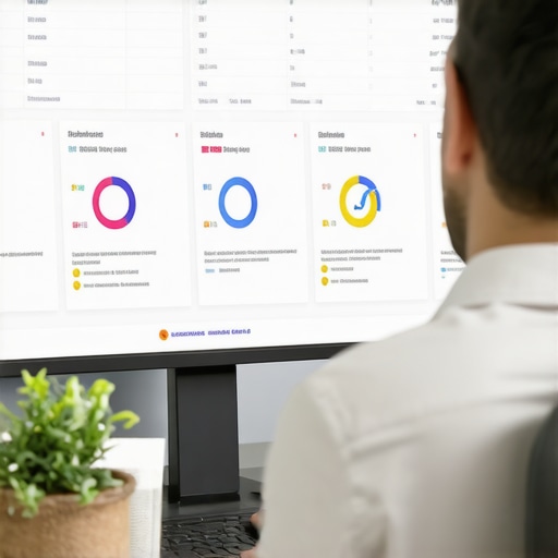 Analyzing GMB Analytics for Local SEO Success Business owner reviewing Google My Business analytics on a computer