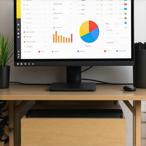 GMB analytics dashboard displaying local search data with AI insights