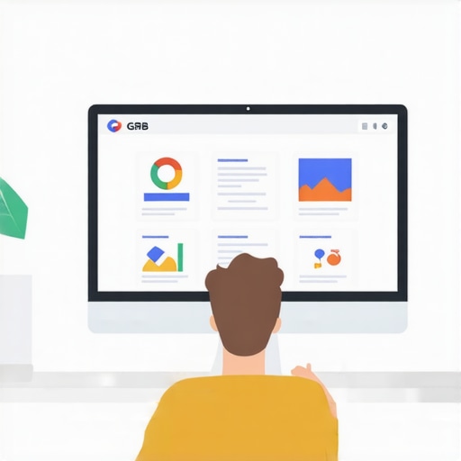 Person reviewing local SEO metrics on computer for Maps visibility