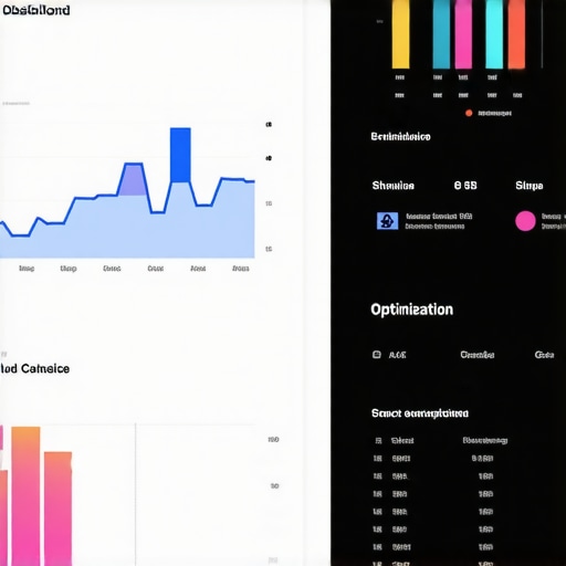 Screenshot of Google My Business dashboard with analytics and optimization tools