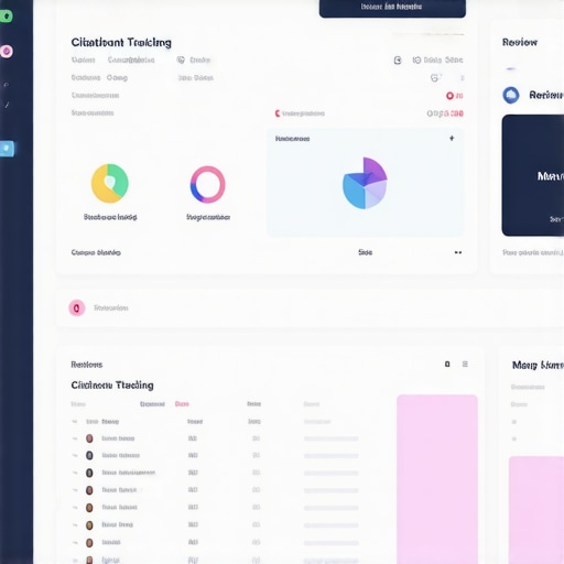 Screenshot of a local SEO dashboard showing rankings, citations, and reviews management