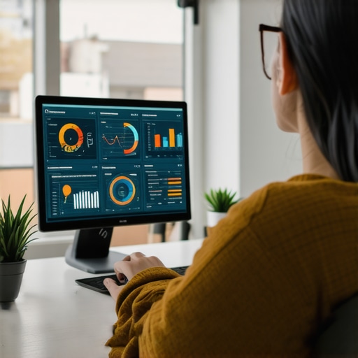 Effective Local SEO Maintenance Tools Person analyzing SEO and Maps analytics on a computer