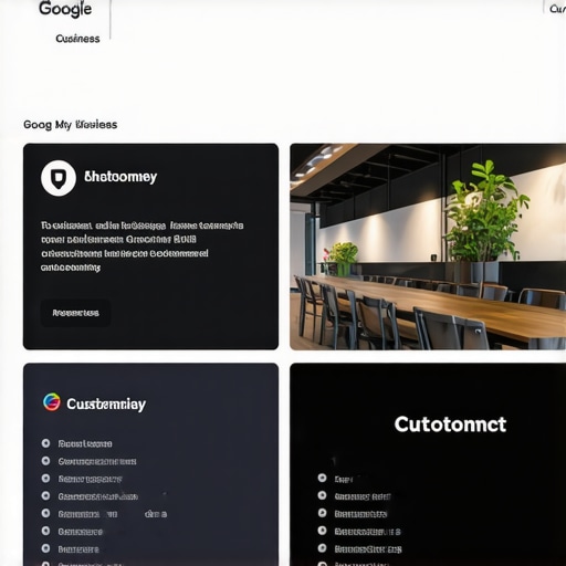 Screenshot of a Google My Business profile showing accurate business details and reviews.